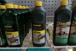 6 stk. Borup Acetone Kemisk Ren 500 ml