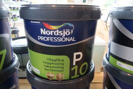 2 stk. Nordsjø Professional P10 Vægmaling 9,3 ltr. - Base clean