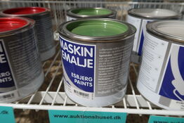 2 stk. Esbjerg Paints Maskinemalje resedagrøn ral 6011 0,75l