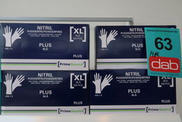 14 pk. PrimeSource Nitril Engangshandske plus XL Blå - 100 stk/pk