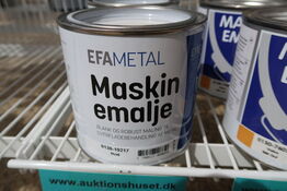 2 stk. Esbjerg Paints Maskinemalje hvid 0,75l