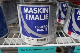 3 stk. Esbjerg Paints Maskinemalje clAAs grå 0,75l