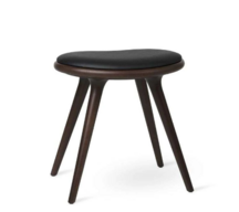 Mater - Low Stool - Mørk bøg - H47 cm