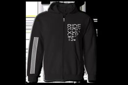 2 stk. Ride Concepts Stacked Zip Hoodie Men´s Black/White M