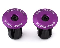 2 stk. WolfTooth Alloy Bar End Plugs Purple