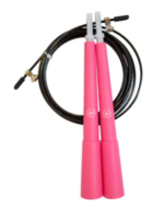 10  stk. Pink - Speedrope PRO m/wire -  Lange håndtag (18 cm)