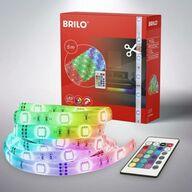4 stk. briloner led strip 5 meter med remote(ubrugt)