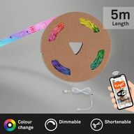 3 stk. briloner led strip wifi/app 5 meter med remote(ubrugt)