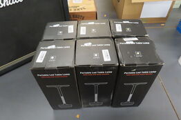 6 stk. Bordlamper genopladelig