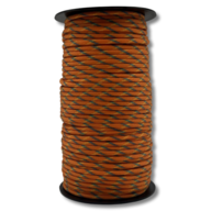 2 stk. Faldskærmsline Paracord 550 100M Orange Camo