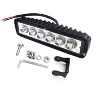 8 stk. 18W LED-arbejdslampe med justerbar beslag