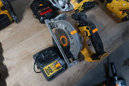 Håndrundsav DEWALT DCS391 med lader