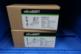 2 stk. forskiftere MICROSHIFT XLE10 FD-M612-B, MarvoLT FD-M43