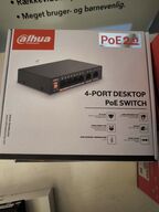 Desktop switch 4-port PoE ALHUA