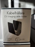 Kabelholdere til ladekabel - Sølv