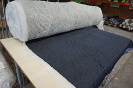 3 Ruller Quilt med ternet inderfor I alt ca. 163 Meter Color: Navy