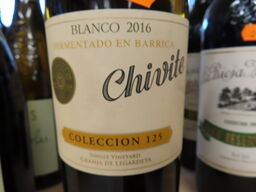 2 fl. hvidvin, CHIVITE Coleccion 125 Blanco 2016+2017