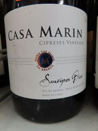 4 fl. hvidvin, CASA MARIN Sauvignon Gris 2018