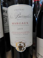 2 fl. rødvin, LES BARRAILLOTS Margaux 2015