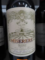 2 fl. rødvin, MISERERE Priorat 1996