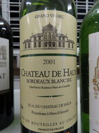 4 fl. hvidvin, CHATEAU DE HAUX Bordeaux Blanc Sec 2001