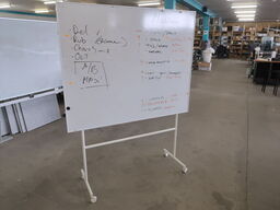 Whiteboard på hjul