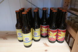 18 fl. Øl EBELTOFT GÅRDBRYGGERI WILDFLOWER IPA, WEISSBIER m.m.