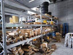 3 fag pallereoler uden indhold (læs beskrivelse) samt extra vanger