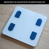 Badevægt med bluetooth og kropsanalyse(ubrugt)