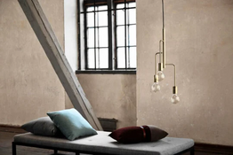 2 stk. frandsen cool chandelier messing(ubrugt)