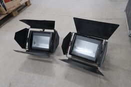 2 pcs. Floodlights TEATRO Diluvio A 1000