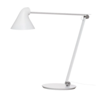 NJP Bordlampe m/Fod 2700K Hvid - Louis Poulsen