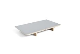 HAY CPH 30 Extendable Leaf 50x90 cm - Oak Lacquered Plywood/Grey Linoleum