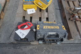 Boremaskine + varmeblæser DEWALT 