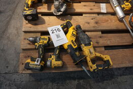 4 stk. elværktøj DEWALT 
