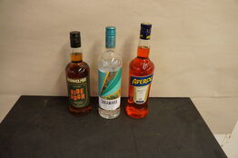 3 flasker spiritus