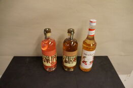 3 flasker spiritus