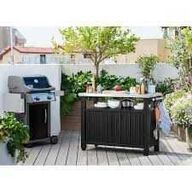 Keter Unity XL  multifunktionelt udendørsbord til grill 