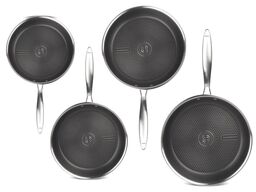 Stort hybrid pandesæt 24, 26, 28 og 30 cm.