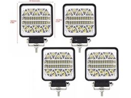 4 stk. 102 watt LED lygter til bil eller maskine.