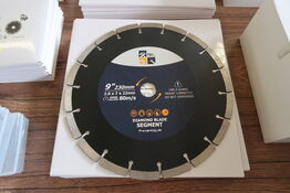 6 pieces. Diamond blades 230mm Segment