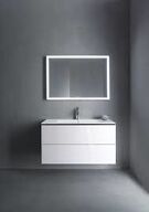 Duravit L-Cube spejl m/LED lys 100x70 cm