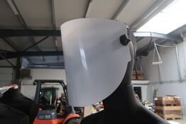 5 stk. beskyttelsesvisirer, fullface