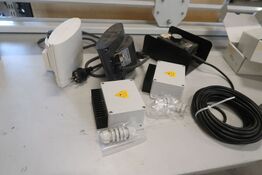 2 stk. dimmerboks, 2 stk. receiver, 1 stk. rumtermostat