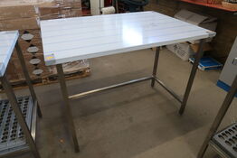 Rustfri stålbord 120x85xH90cm