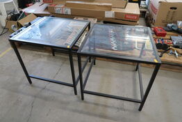 2 pieces Coffee tables 50x50cm