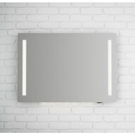 Loevschall led spejl med 2 lysfelter 90x70 cm(ubrugt)