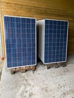 24 stk.brugte rina Solar 255w poly alu solceller (6,1 kW)