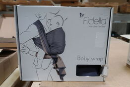 Fidella - Baby Wrap Fastvikle - Chevron - Denim Blue