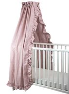 NG Baby Sengehimmel i linne/hør, Rose - 155x230 cm 